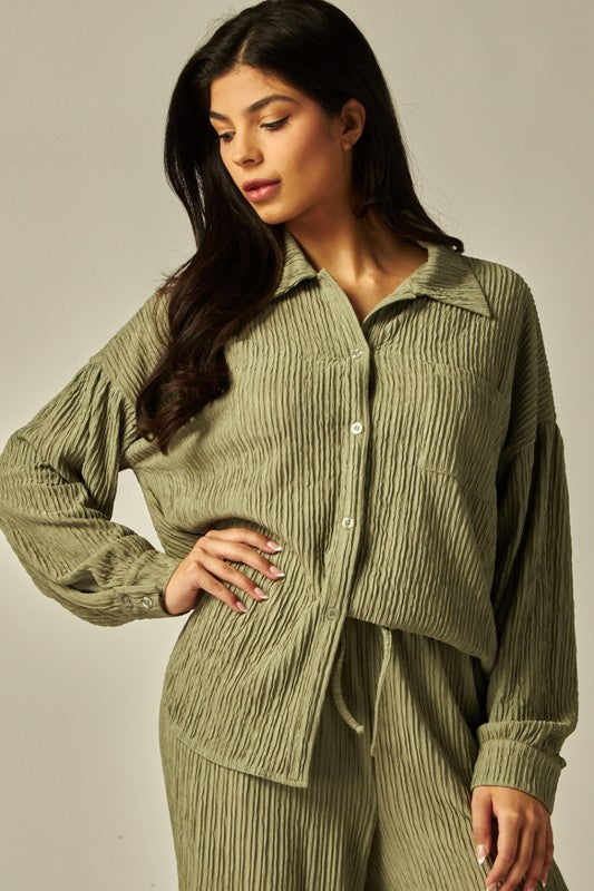 Valery Sage Pant set