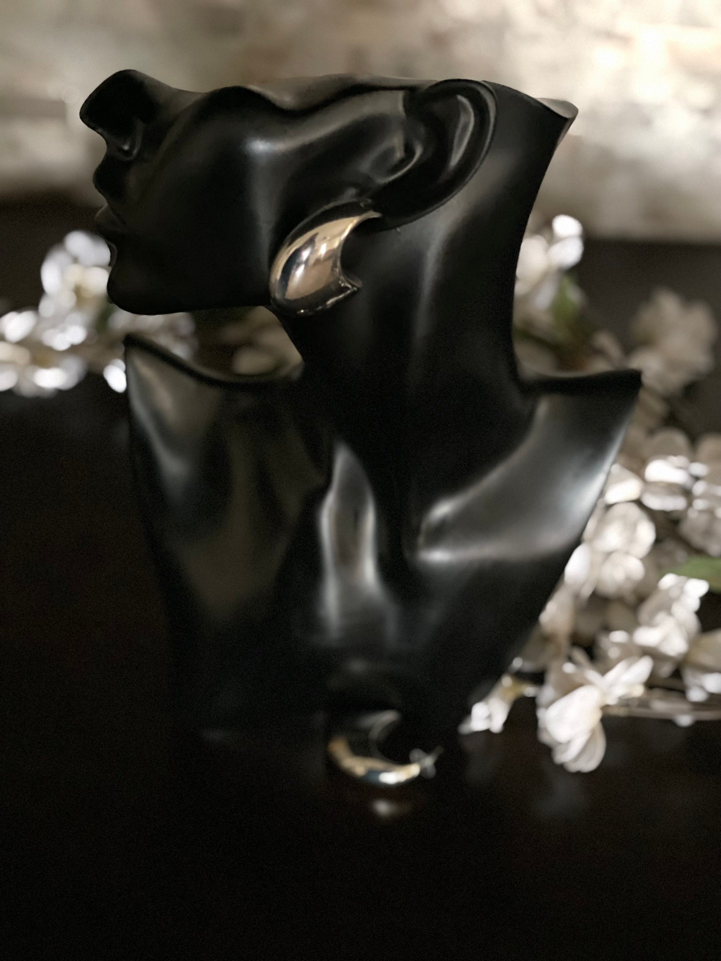 Luna Oval Hoop Earrings
