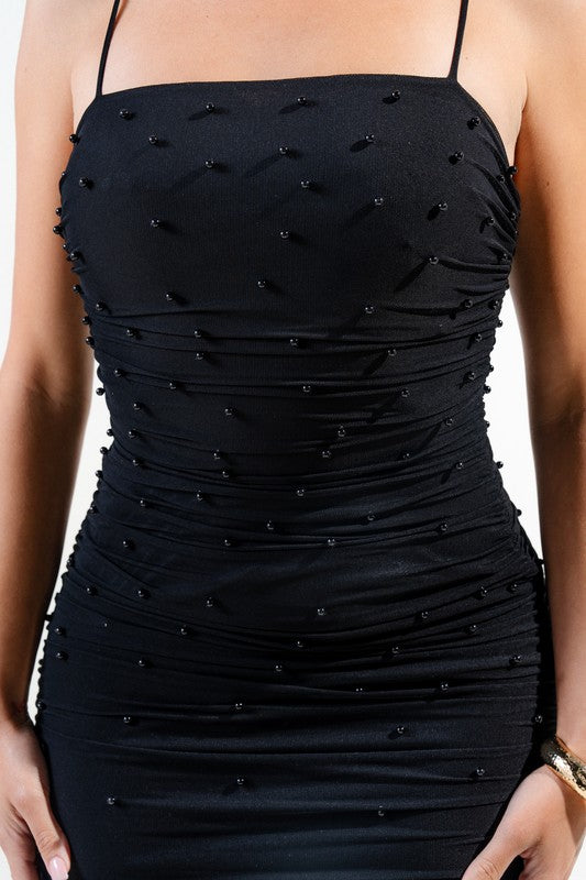 Black Mesh Dress