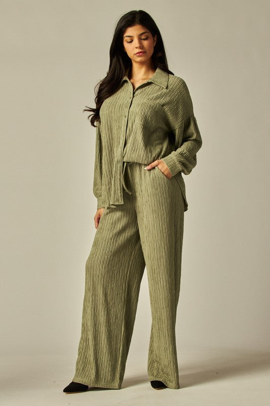 Valery Sage Pant set