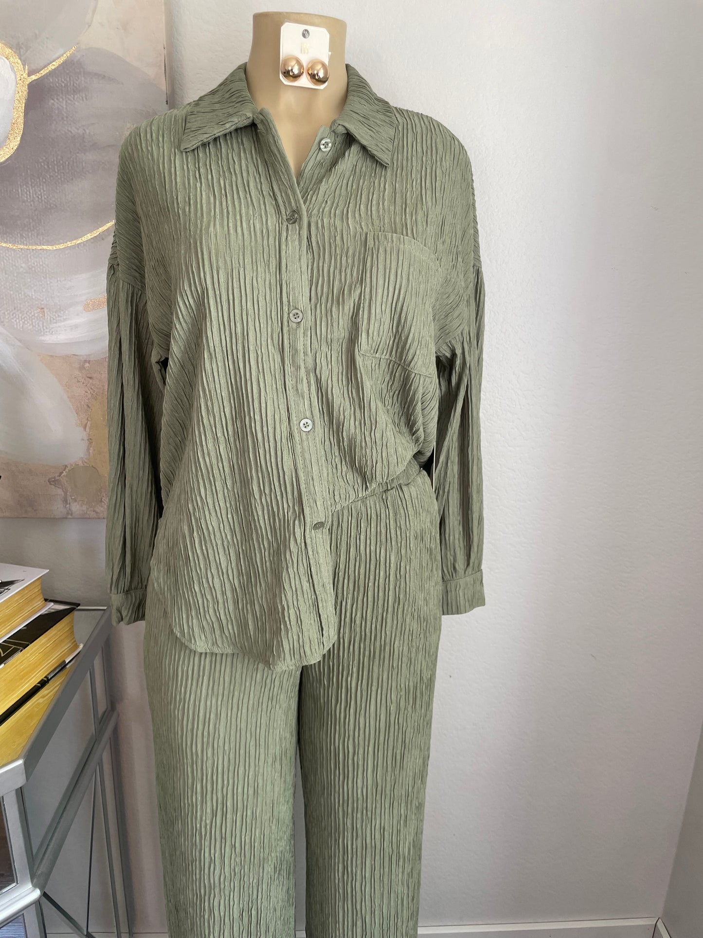 Sage Pant set