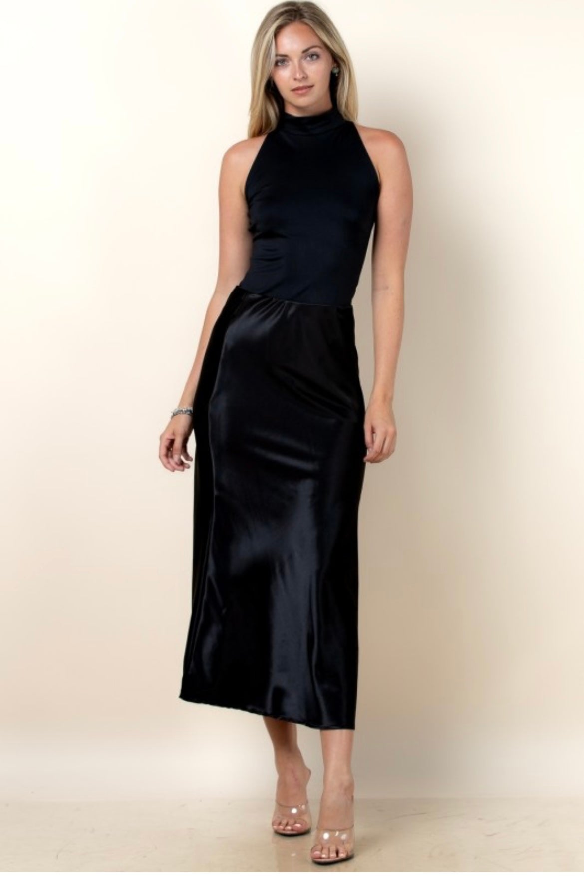 Satin  Skirt