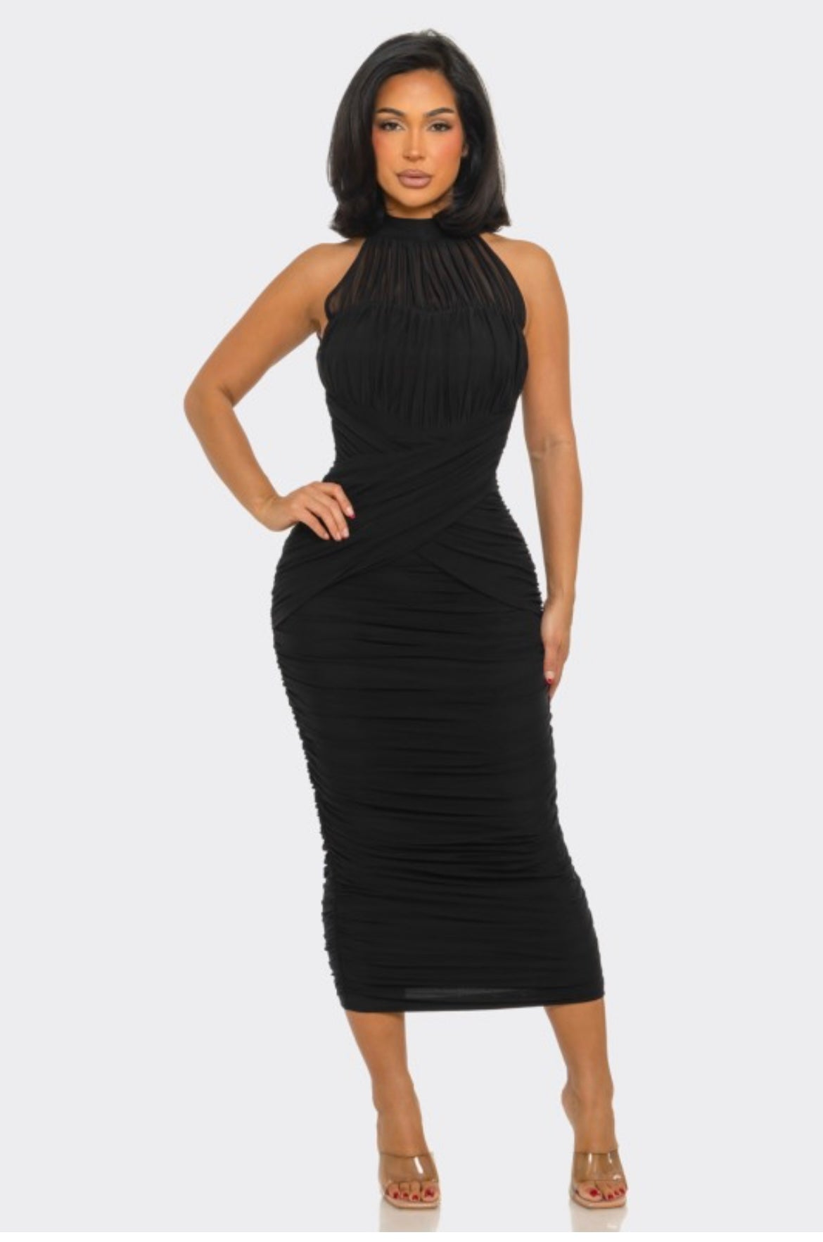 Royal Midi Dress
