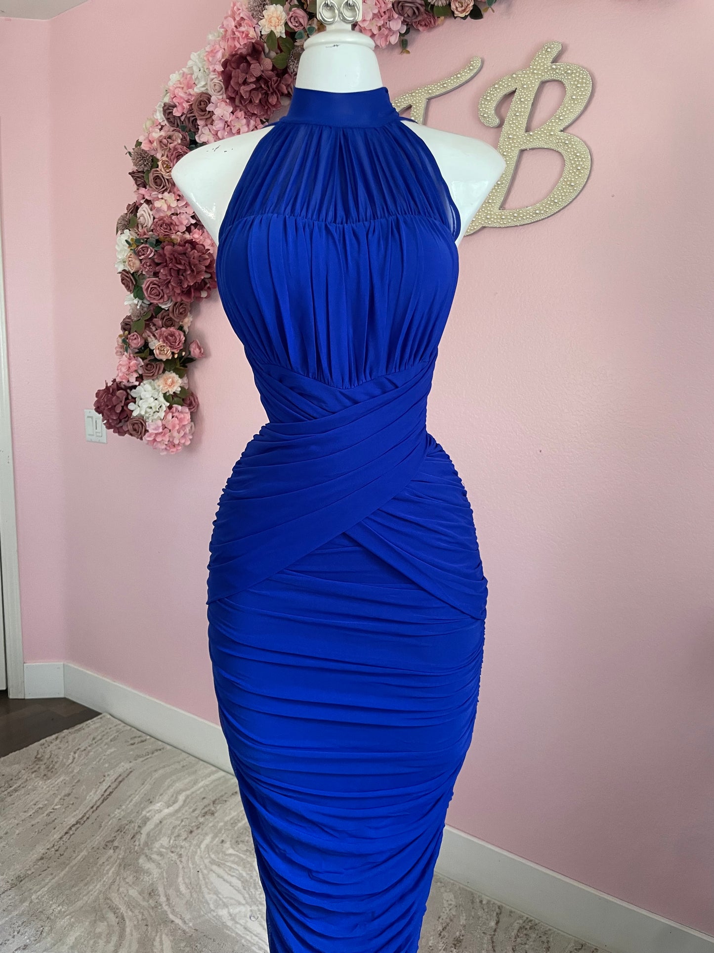 Royal Midi Dress