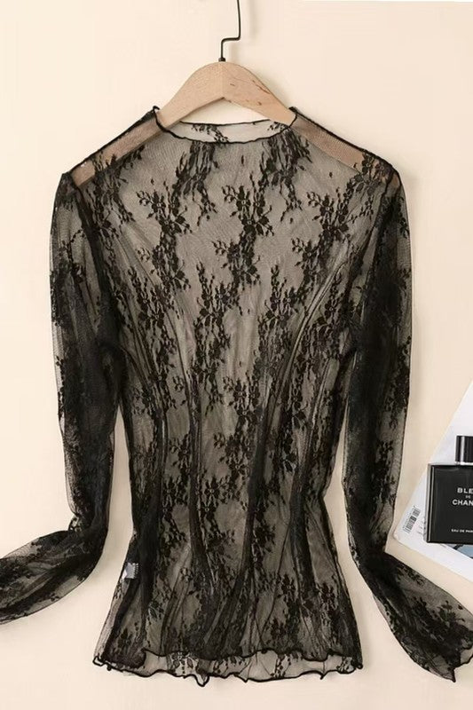 Lace Mesh Top