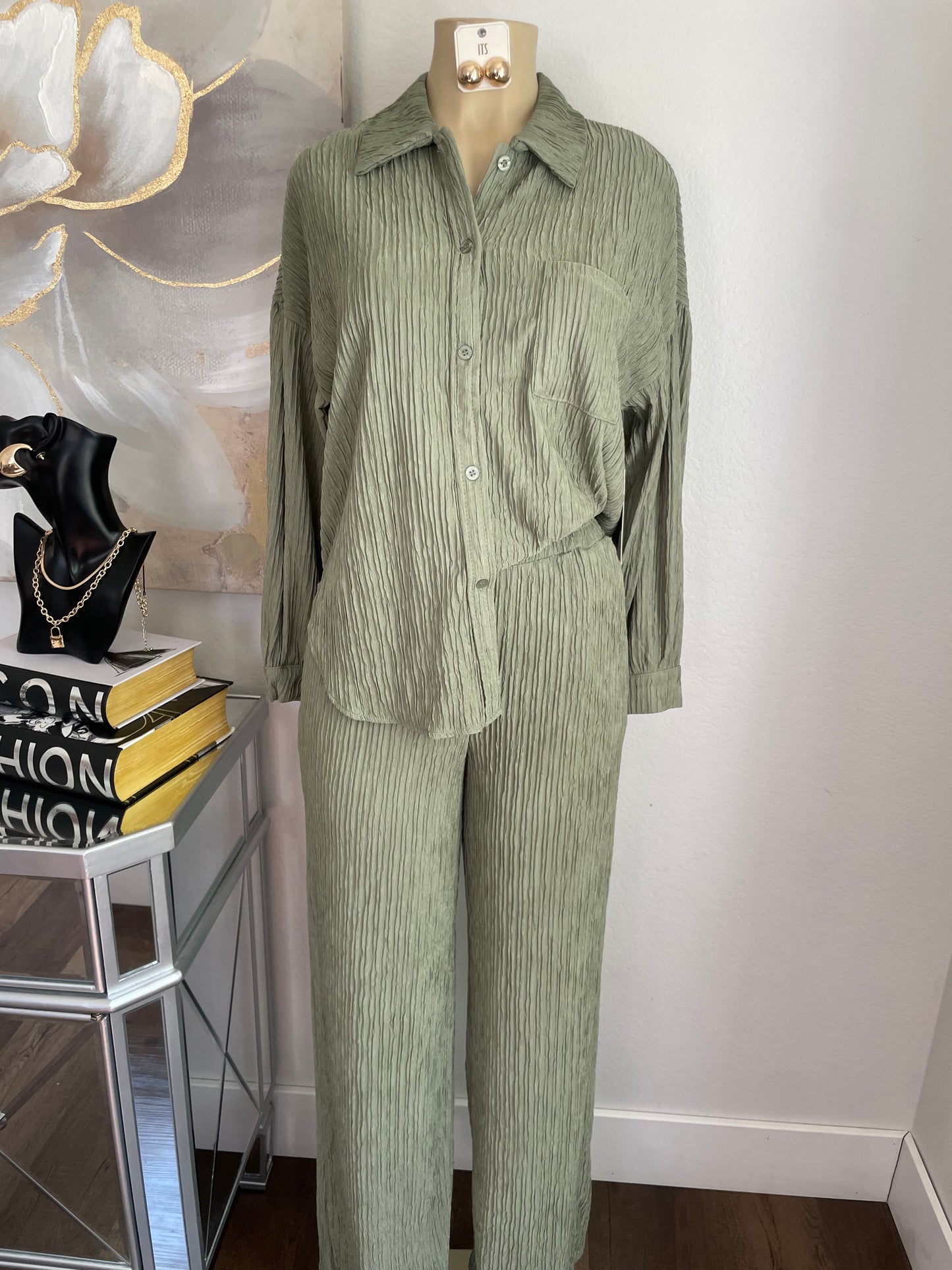 Sage Pant set