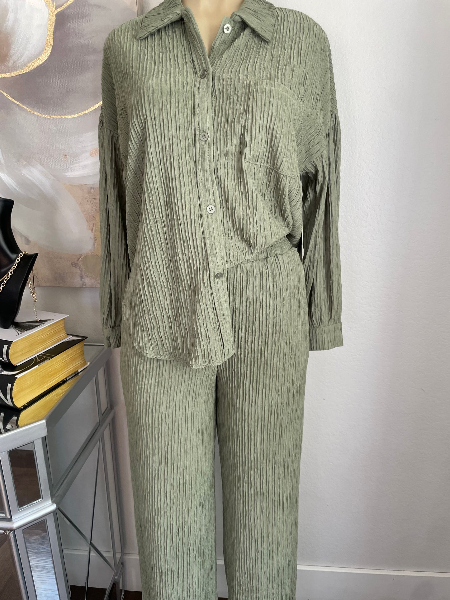 Sage Pant set