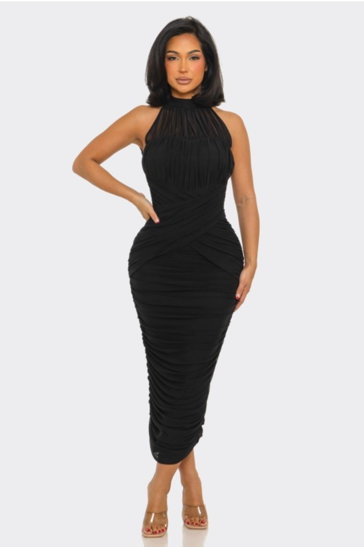 Royal Midi Dress