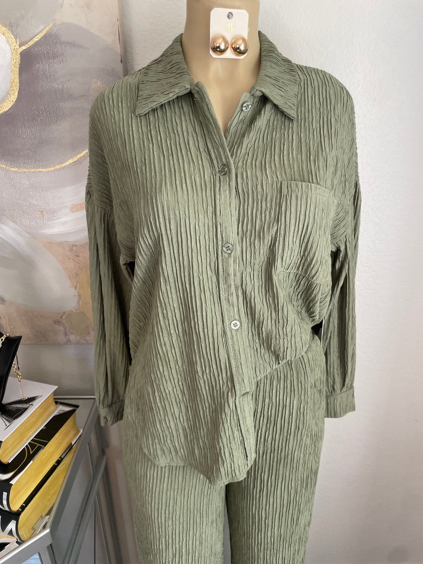 Sage Pant set
