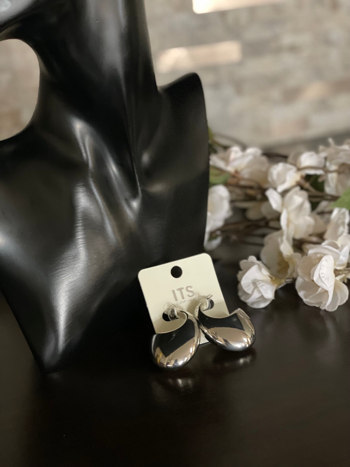 Luna Oval Hoop Earrings