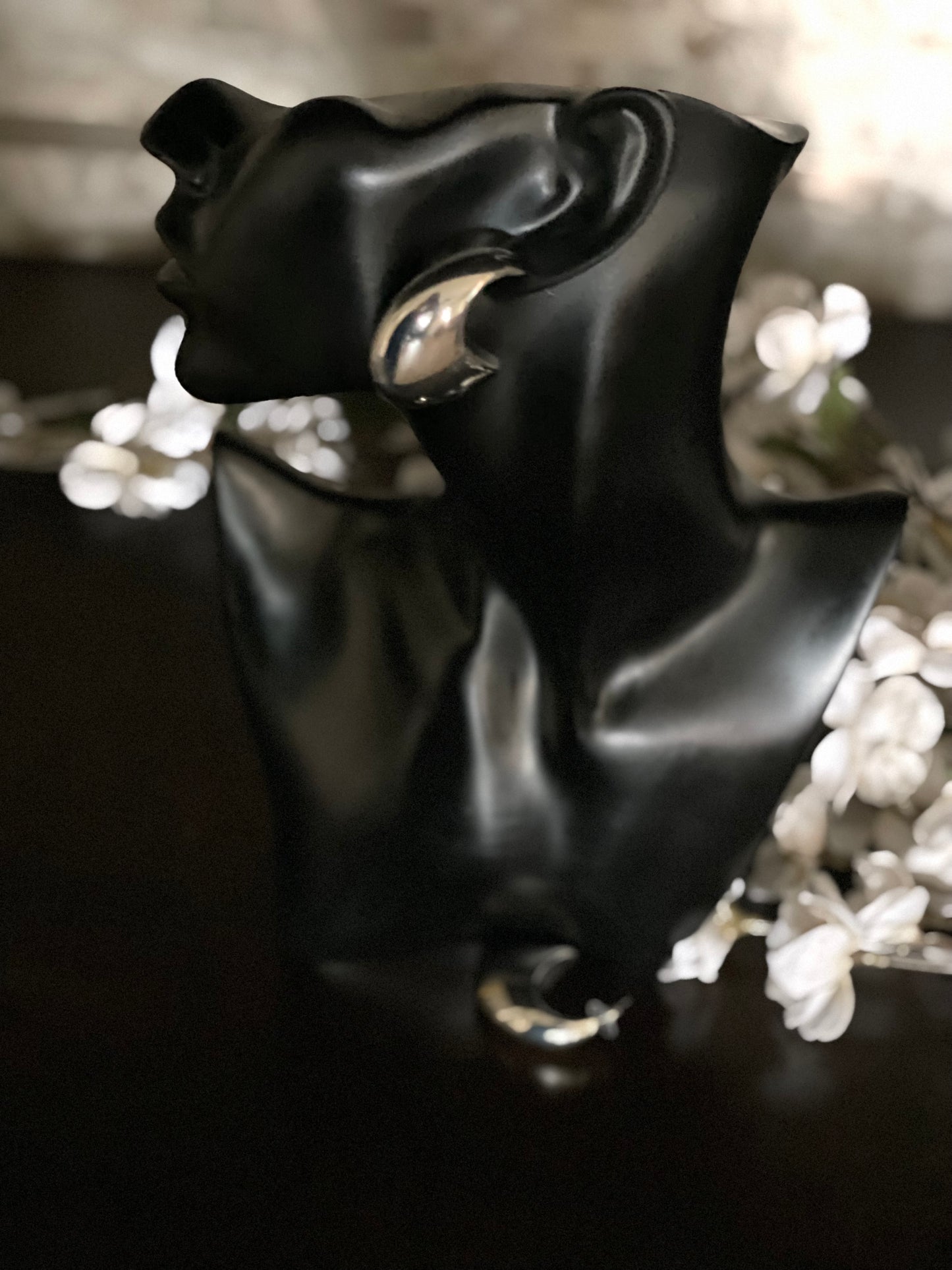 Luna Oval Hoop Earrings